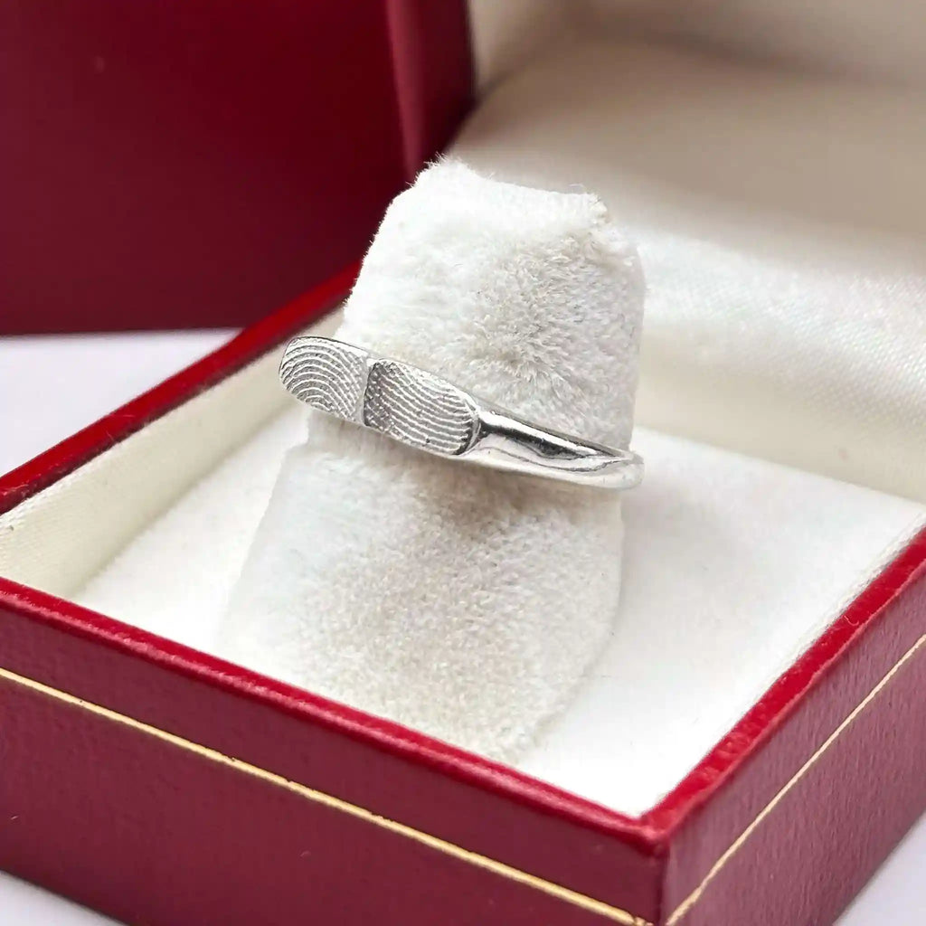 Thin Rectangle Imprint Ring