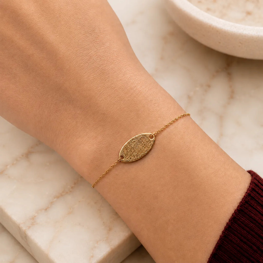 Bracelet Empreinte oval