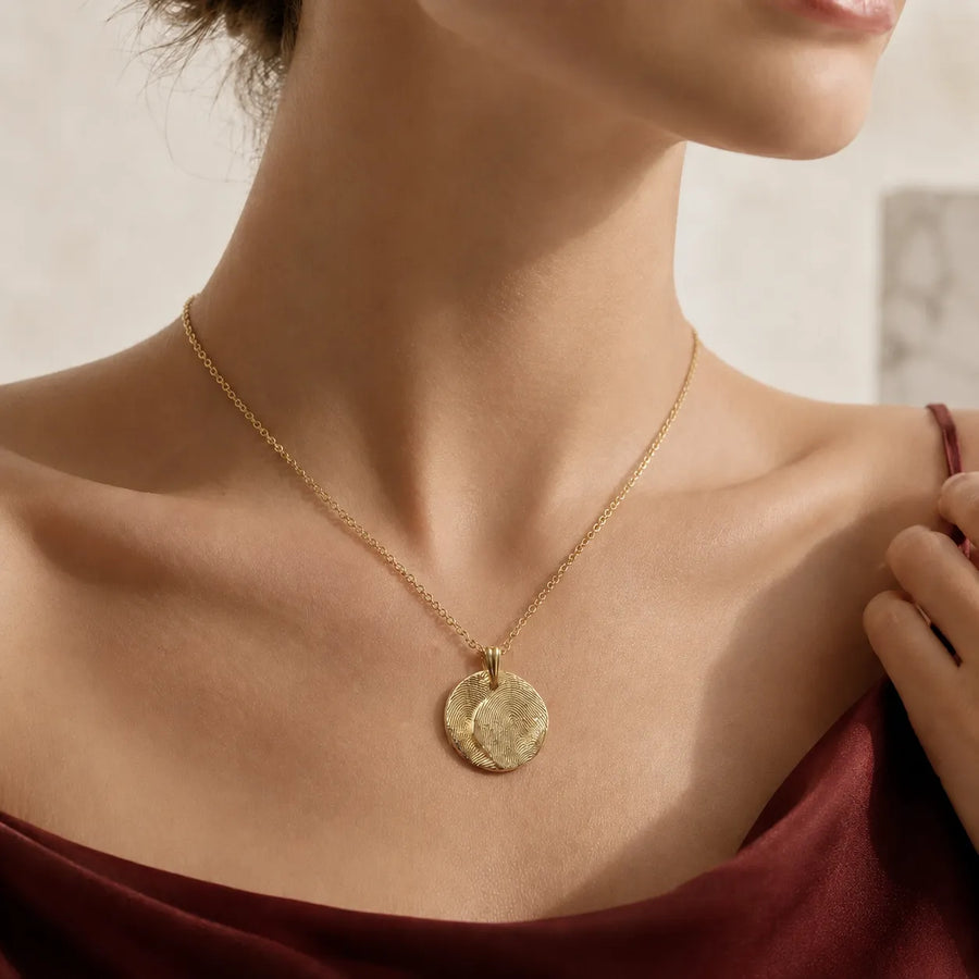 Collier Empreinte Rond