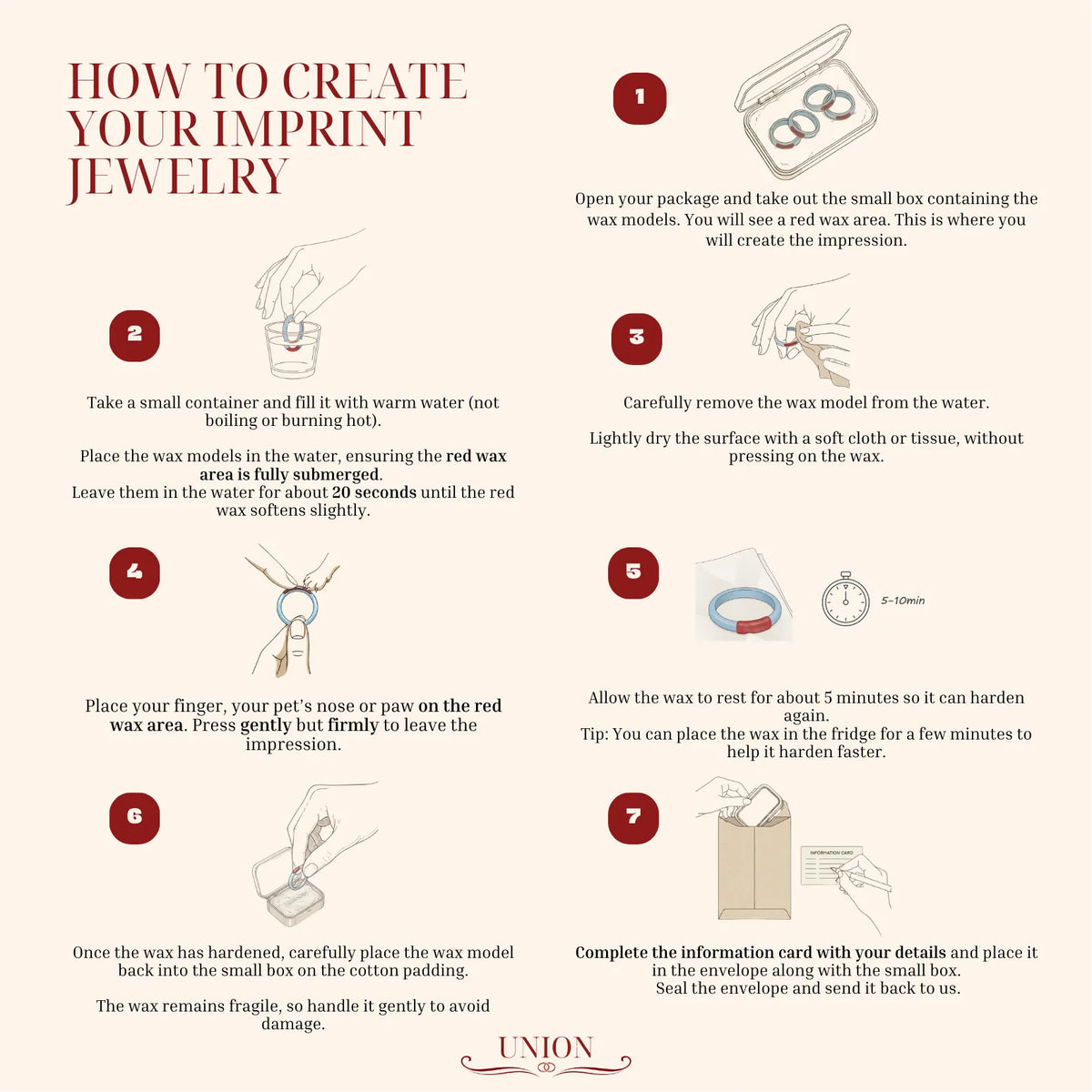 Collier Empreinte Rectangle