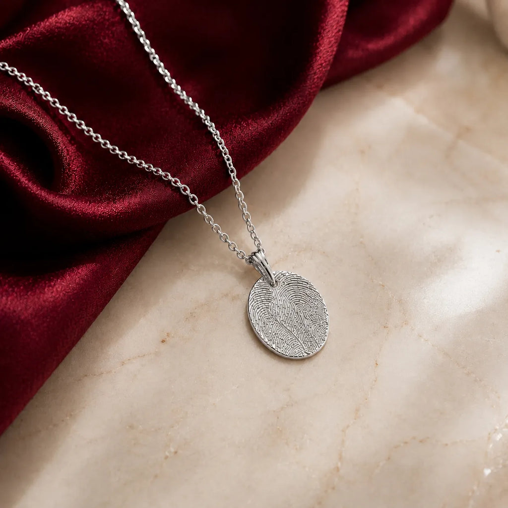 Collier Empreinte Oval