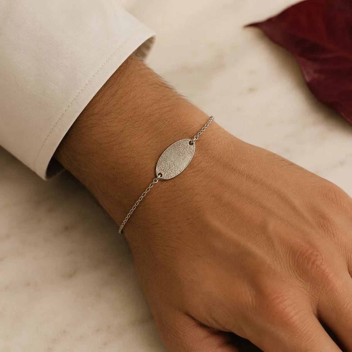 Bracelet Empreinte oval