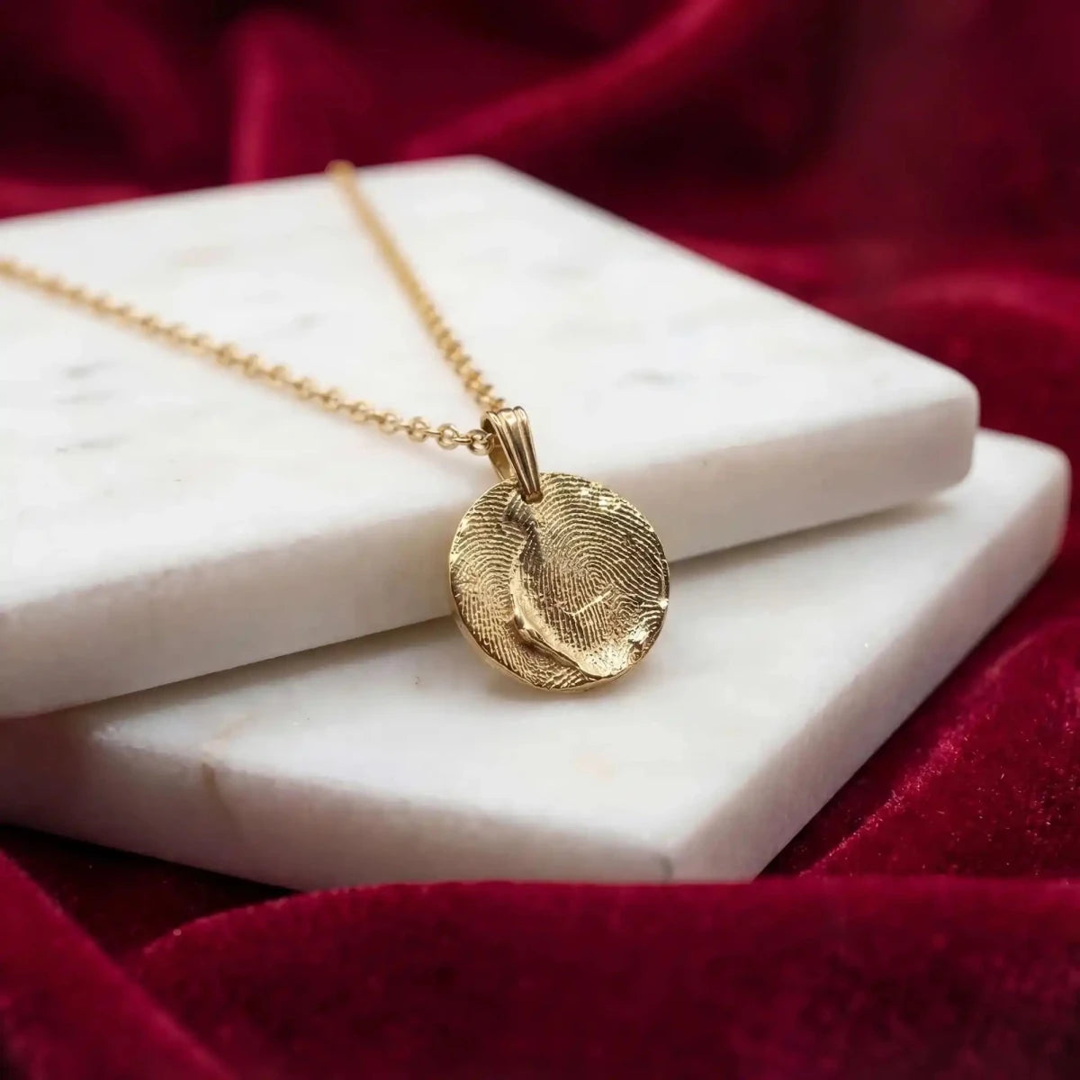 Round Imprint Necklace - Union